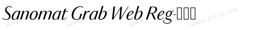 Sanomat Grab Web Reg字体转换